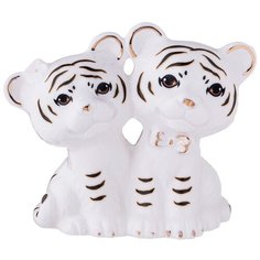 Фигурка "Тигрята" 9*6*8см фарфор, упаковка Lefard