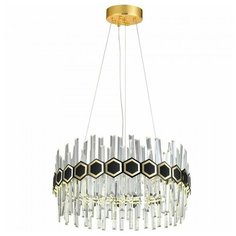 Подвесная светодиодная люстра Natali Kovaltseva LED LAMPS 81321 75W Золото 3000K