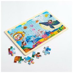 Детский развивающий пазл "Подводный мир" 20х32х0,5 см 5245013 Сима ленд