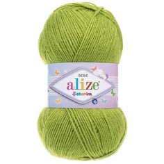 Пряжа для вязания Alize SEKERIM BEBE 100гр. 320м (100% акрил) (117 фисташка), 5 мотков