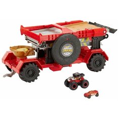 Грузовик - трек 2в1 Hot Wheels Передвижная трасса для гонок, GFR15