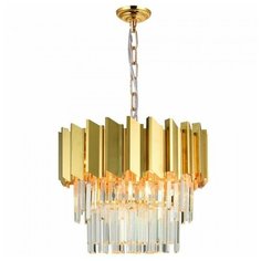 Подвесная люстра Natali Kovaltseva DELTA 79005/8C BRASS 8*40W латунь