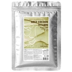 Тонизирующая альгинатная маска TRIMAY Gold Cocoon & Vitamin Modeling Mask with Jasmine
