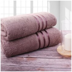 Полотенце банное Harmonika Цвет: Коричневый (70х130 см - 2 шт) Dome