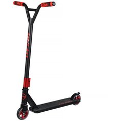 Самокат трюковый EVO FITNESS SPEED, чёрно-красный
