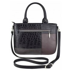 Сумка женская Кожгалантерея Крокус Мозаика-5195-черн.