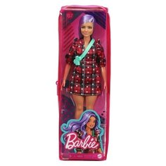 Кукла Barbie Fashionistas № 157, фигуристая, с волнистыми волосами GRB49