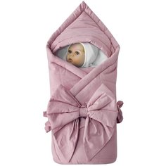 Одеяло (конверт) на выписку Amarobaby Lullaby стеганое пудра, розовый