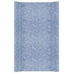 Пеленальный матрасик без изголовья на кровать Ceba Baby Denim Style 80 см W-210
