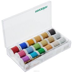 Набор швейных ниток Madeira "Metallic Smooth", 200 м, 18 шт