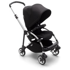 Прогулочная коляска Bugaboo Bee6 Complete, Alu/Black/Black, цвет шасси: серебристый