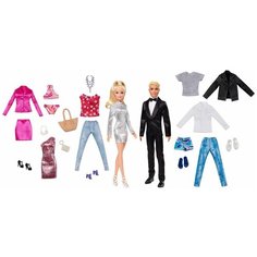 Набор Barbie Куклы с модной одеждой +аксессуарами GHT40