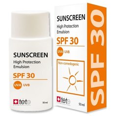 Солнцезащитный флюид TETe Cosmeceutical "SUNSCREEN SPF 30", 50 мл