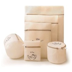 Набор мешков для стирки 6 в 1, цвет бежевый, Blonder Home BH-BAG-03