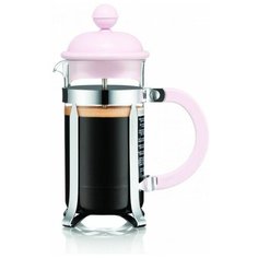 Кофейник с прессом Caffettiera 0.35 л клубничный Bodum