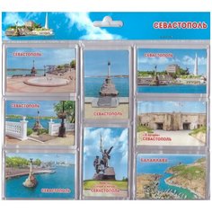 Набор магнитов "Севастополь" НЛО АМ-044, Акрил, 8 шт. Новое литературное обозрение