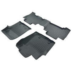 Автоковрик SRTK 3D люкс для Toyota LC 200 (2012-)/Lexus LX 570 (2012-), высокий борт, резина