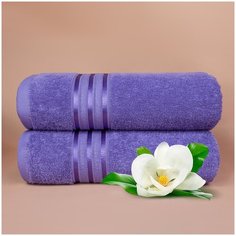 Доми Полотенце банное Harmonika Цвет: Синий 70х130 см Dome