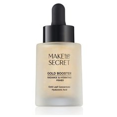 MAKE-UP-SECRET Увлажняющая сыворотка-праймер с сусальным золотом Gold Booster 30 мл прозрачный/золотой