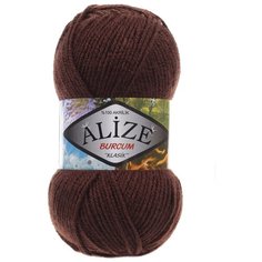 Пряжа ALIZE BURCUM KLASIK 100гр. 210м (100% Aкрил) (493 каштановый) 5 шт