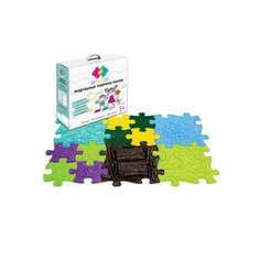 Коврик-пазл массажный ИграПол Микс 1, разноцветный