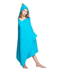 BabyBunny Полотенце с капюшоном банное 80х148 см бирюзовый