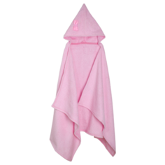 BabyBunny Полотенце с капюшоном банное 65х125 см розовый
