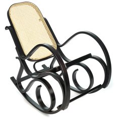 Кресло-качалка TetChair AX3002-1, 55 x 98 см, цвет: бежевый/черный