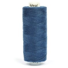 Нитки бытовые IDEAL 40/2 366м 100% п/э, цв.252 синий
