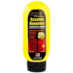 Полироль для автомобиля / Антицарапин удалитель царапин ABRO Premium Scratch Remover / Made in U.S.A. / Автополироль-удалитель царапин премиум 240 мл. (полировальная паста для авто) SR-800