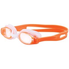 Очки плавательные Larsen DS204 оранжевый (силикон+поликарбонат)