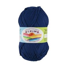 Пряжа ALPINA "ANABEL" 10 шт. в упак. цвет т. синий (ANABEL-056)