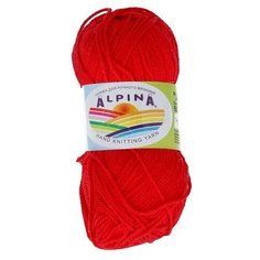 Пряжа ALPINA "ANABEL" 10 шт. в упак. цвет красный (ANABEL-007)