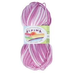 Пряжа ALPINA "KATRIN" 10 шт в упак. цвет сиреневый- св. сиреневый (KATRIN-6378)