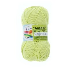 Пряжа ALPINA "ANABEL" 10 шт. в упак. цвет салатовый (ANABEL-113)