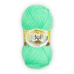 Пряжа ADELIA "TINA" 5 шт. в упак. цвет мята (TINA-064)