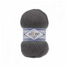 Пряжа ALIZE LanaGold 800 5 шт. в упак. цвет т. серый (ALIZE- LANA. GOLD.800.348)