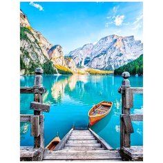 Алмазная мозаика на подрамнике 40х50см (круглые стразы, полная выкладка) GA74309 New World