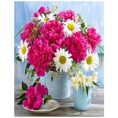 Алмазная мозаика на подрамнике 40х50см (круглые стразы, полная выкладка) ZX11070 New World