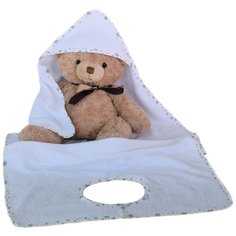 BabyBunny Полотенце фартук банное 70х140 см белое