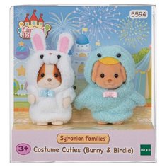 Фигурки Sylvanian Families Малыши в костюмчиках кролика и птички 5594