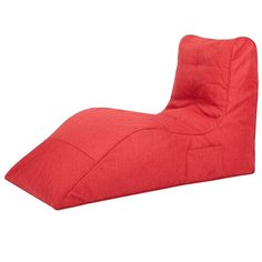Папа Пуф Cinema Sofa красный рогожка