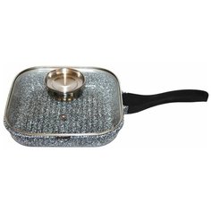 Сковорода-гриль с крышкой 24 см Edenberg