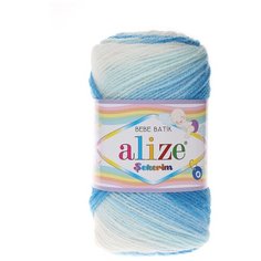 Пряжа ALIZE SEKERIM BATIK 100гр. 320м (100% акрил) (2130 секционный) 5 шт
