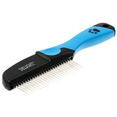 Расческа DeLIGHT, 25 плавающих зубьев двухсекц. 348725 /12/