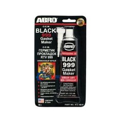 ABRO 912AB Герметик силиконовый Abro CША 999 черый 85 г