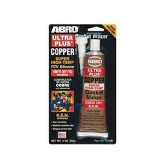 ABRO 418AB Герметик силиконовый Abro CША медный 85 г