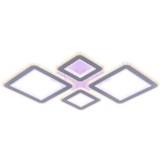 Светодиодная люстра 8009/2+2 WHT 138W+100W BL+YL Profit Light