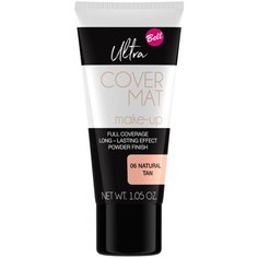 Bell Тональный крем Ultra Cover Mat Make-Up, 76 г, оттенок: 06 natural tan