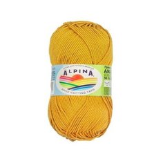 Пряжа ALPINA "ANABEL" 10 шт. в упак. цвет горчичный (ANABEL-1040)
